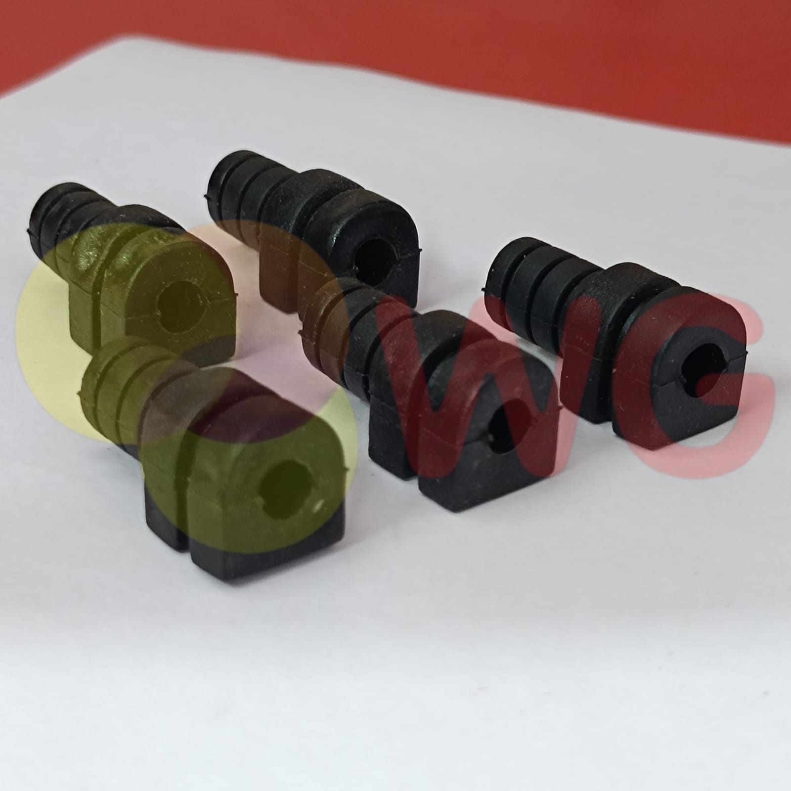 E-Rickshaw Sensor Wire Grommets - Color: Black