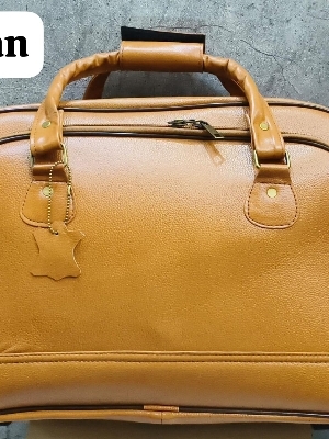 Genuine Leather Travel Bags - Gender: Unisex