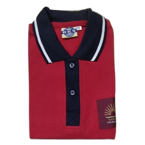 Red School Uniform T Shirt