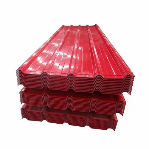 Red Corrugated Roofing Sheet