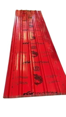 Red Film Guard Roofing Sheets