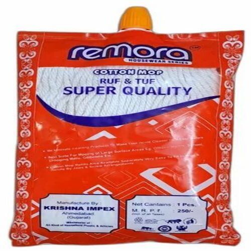 White Floor Cotton Mop Refill