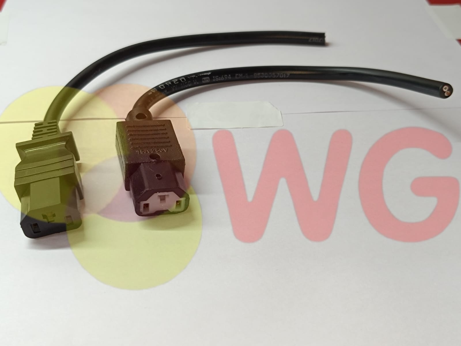 Lite Short E-Scooty Charging Lead Cable - Conductor Material: Aluminum