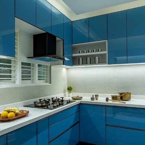 Multi Color Modular Kitchen