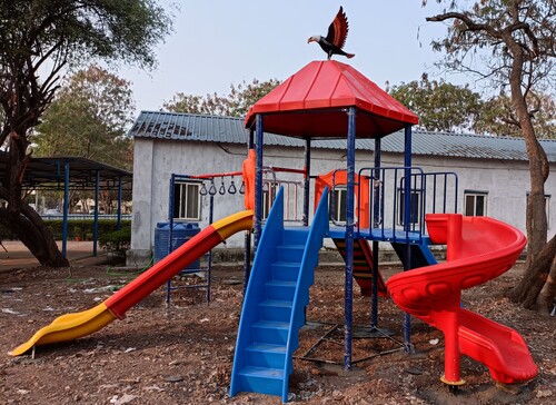 Multicolor Frp Children Outdoor Playground