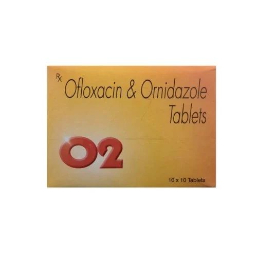 Ofloxacin Ornidazole O2 Tablets - Strip Packaging Good Quality | A Grade Tablet Hospital Use Store Dry Place