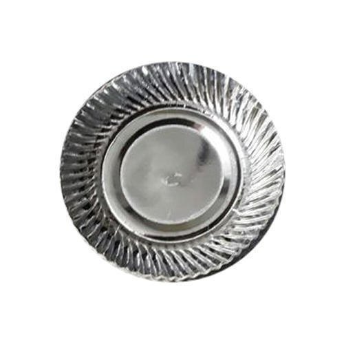 Silver Paper Plates - Plate Type: Plain
