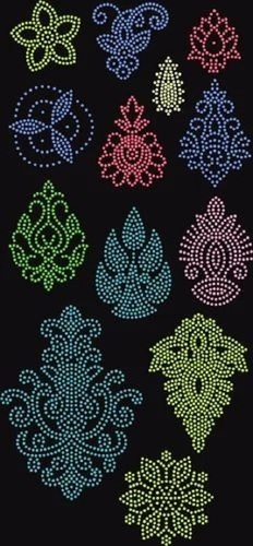 Small Hotfix Rhinestone Bunch Designs