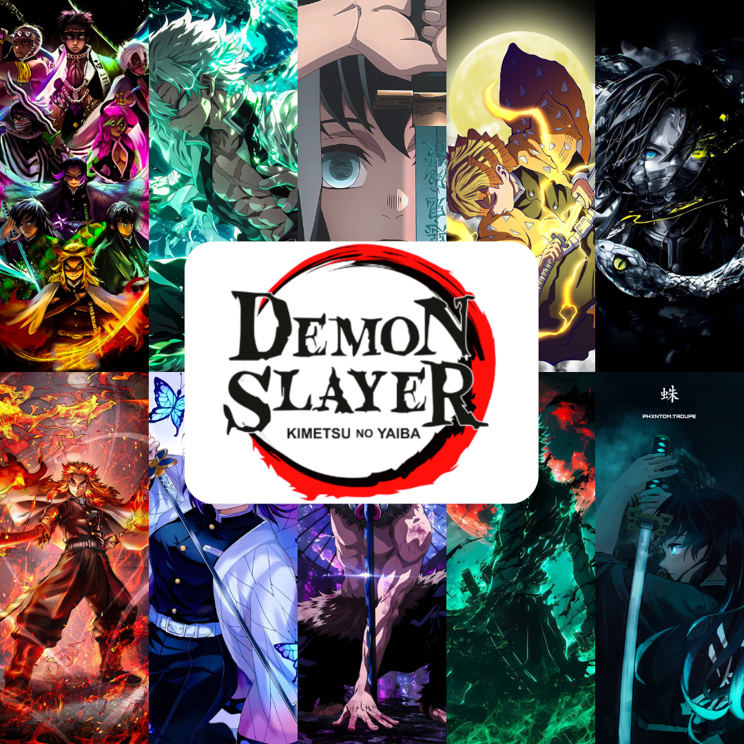  A4 Demon Slayer Posters - Color: Multiple