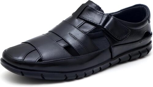 Black Mens Leather Shoes - Design: .