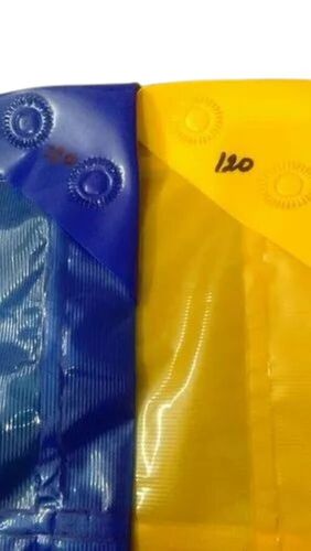 Deep Poly Plastic Tarpaulin - Deep Poly Plastic, Yellow and Blue, Dyed | Durable, Waterproof, UV-Resistant, Tear-Resistant, Weatherproof, Flexible, Lightweight, Strong