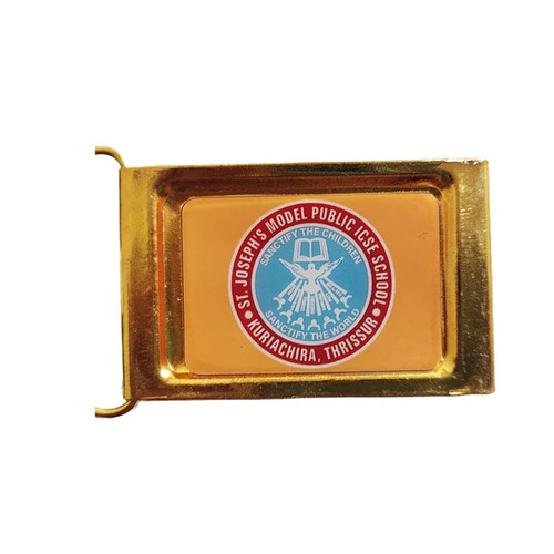 Golden School Belt Metal Buckles