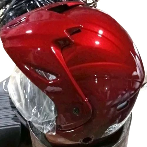 Red Open Face Bike Helmet