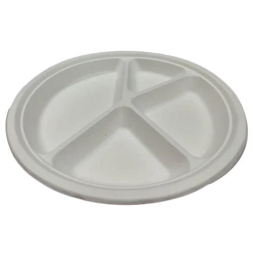 Disposable Paper Plates - Color: White