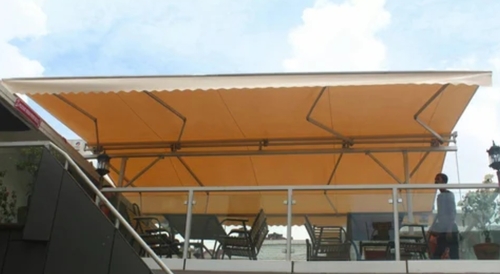 Retractable Butterfly Awning