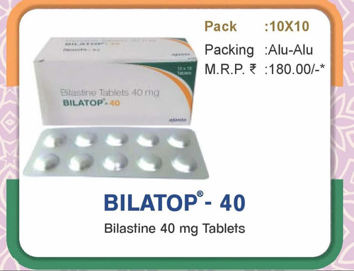 Bilastine 40 mg Tablets