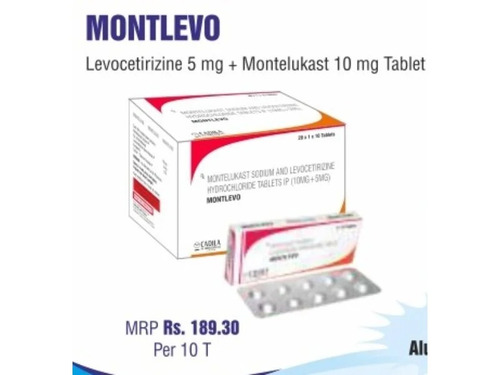 Levocitrizine 5mg + Montelukast 10 mg Tablets
