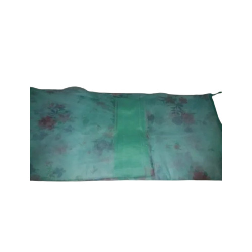 Sea Green Flower Printed Mosquito Bed Net
