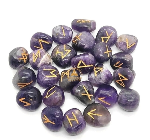 Amethyst Rune Stones