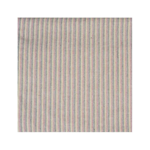 Fancy Colour Stripe Cotton Fabric - 100% Cotton Multi-Color Stripe Washable Shrink Resistant | Textile Industry Use
