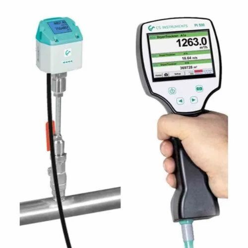 Portable Compressed Air Flow Sensor - Color: Grey
