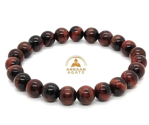 Red Tiger Eye Gemstone Bracelet