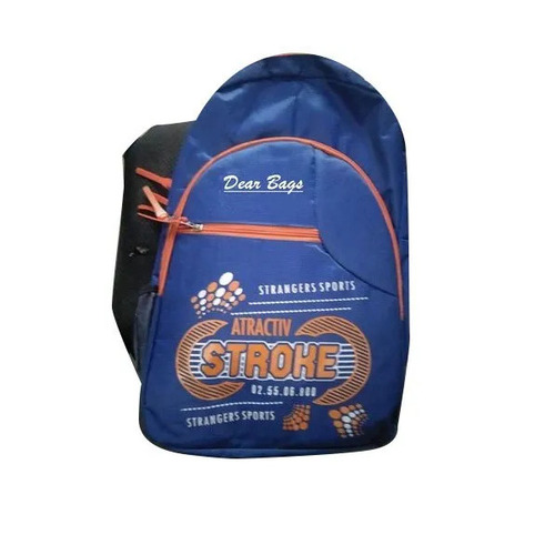 Zip Closure Printed School Backpack