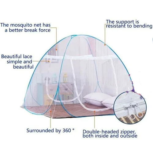 Zipper Double Bed Mosquito Net