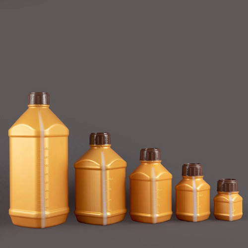 Hdpe Bottle - Color: Golden