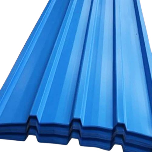 Metal Roofing Sheet - Mild Steel 12ft x 3.5ft Blue 0.45mm Thickness | Durable Fine Finished Plain Rectangle Roof Tiles