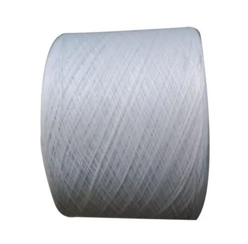 Spun White Polyester Yarn