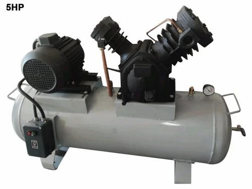 Two Stage Reciprocating Air Compressor - Lubrication Type: Lubricated