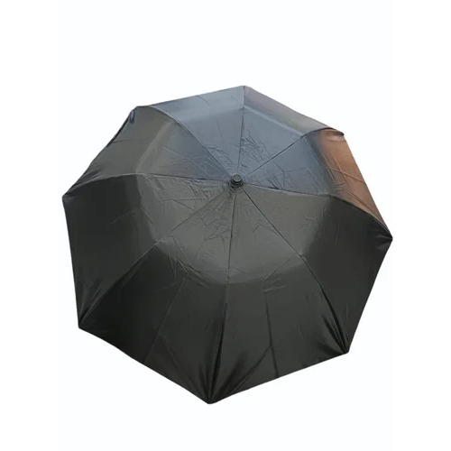 Aluminium Stick Black Polyester Umbrella