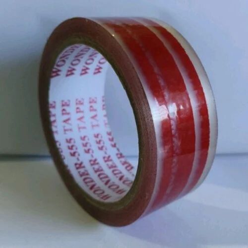 Bopp Maroon Tape - Bopp 3m Width 10m Length, Mehroon | High Strength, Glossy/Matte Finish, Highly Visible