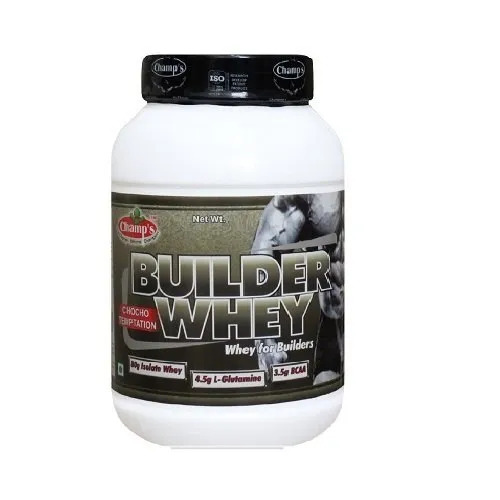 Champs Builder Whey Nutrition Supplement - Powder Highly Vegetarian | Build Muscles & Promote Health