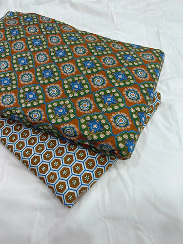 Multi-Color Designer Cotton Printed Fabric
