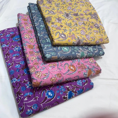 Multi-Color Pure Cotton Printed Fabrics - Pure Cotton, Multi-Color, Shrink Resistant | Washable, Textile Industry Application