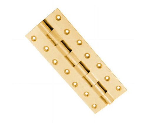Polished Brass Railway Hinge