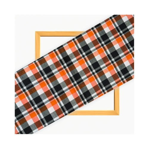 Polyester Cotton Check Shirting Fabric