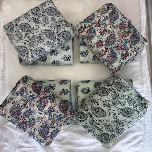 Shrink Resistant Washable Printed Cotton Cambric Fabric 40x60