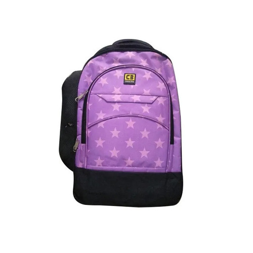 Star Printed College Backpack