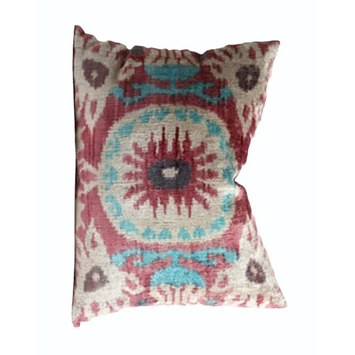 Velvet Ikat Picasso Pillow Cover