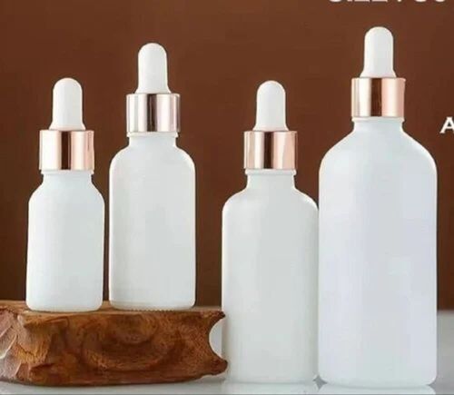 5 ML Dropper Bottle Orange Frosted