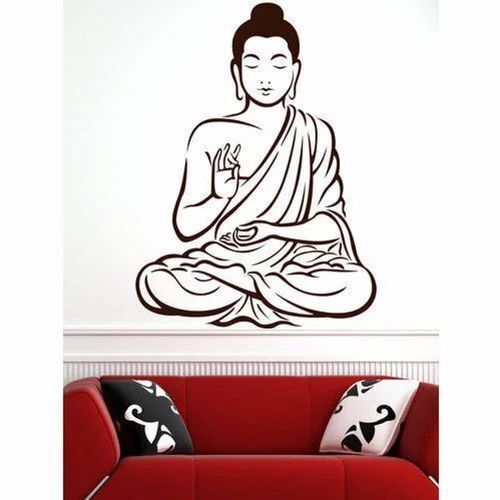 Buddha Pvc Wall Stickers