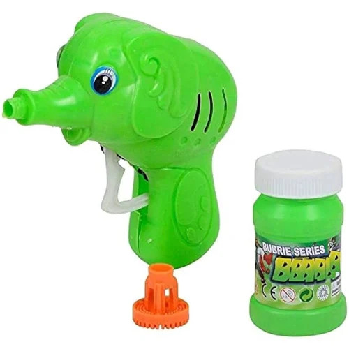 Green Hathi Bubble Gun Toy