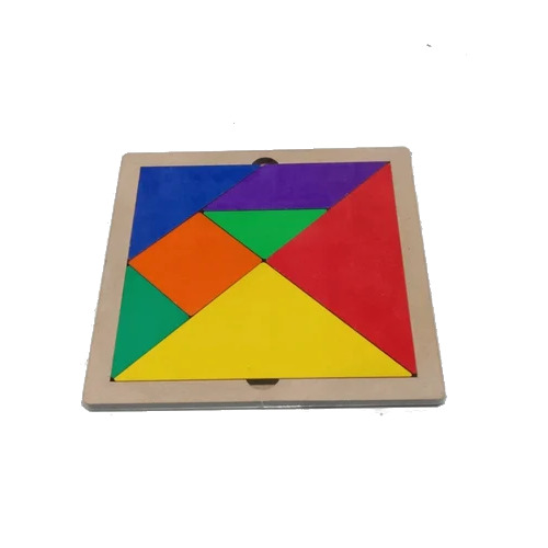 Mango Wood Square Tangram