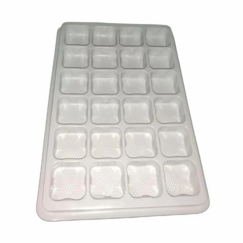 PVC Blister Tray - PVC 6x6 Inch Transparent, Hard | Durable, Rigid, Customizable Shapes, Secure Sealing