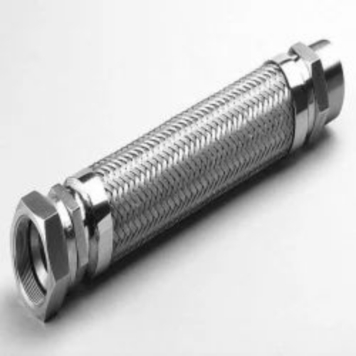 Stainless Steel Braided Hose - 1m to 20m Length, Silver | Flexible, Leak Proof, Heat & Pressure Resistant, Rust Free, Chemical Resistant