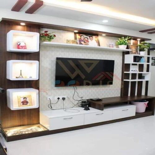 3 Drawer Plywood Modular Tv Unit