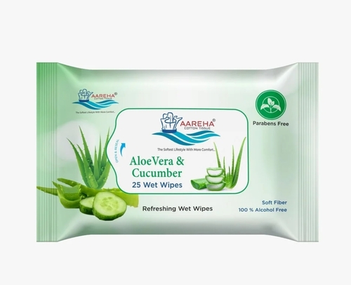 Aloe Vera Cucumber Refreshing Wet Wipes